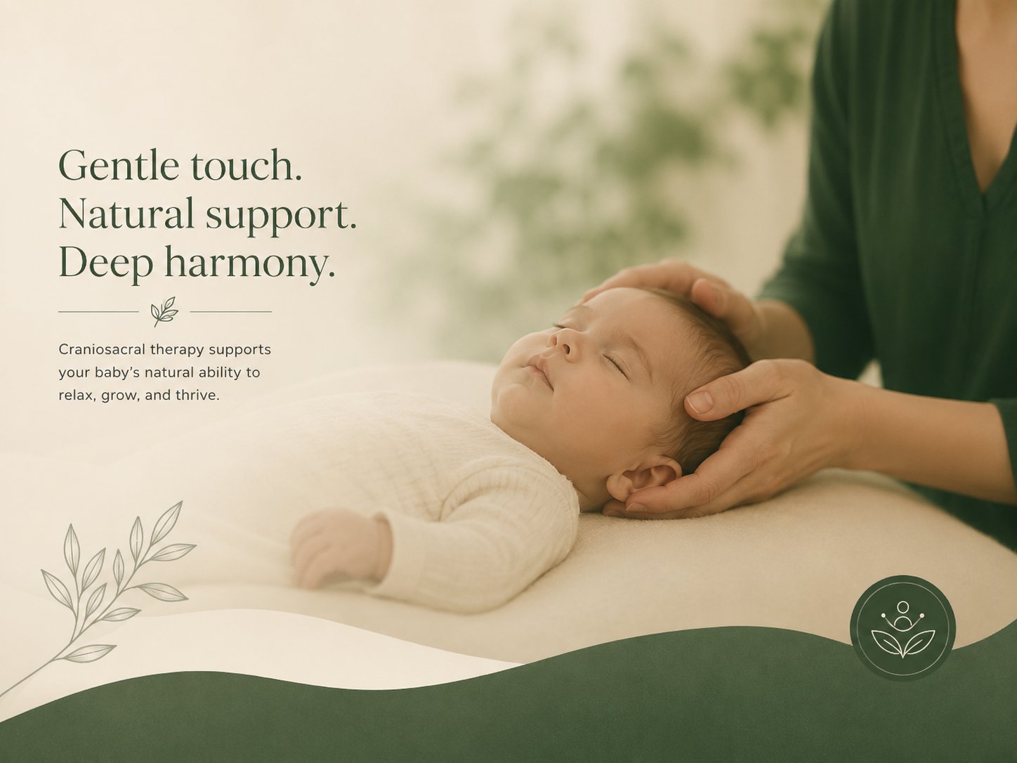 Gentle craniosacral therapy for babies